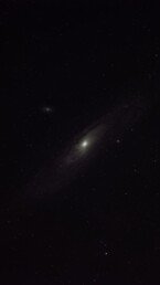 Astrophotography print of the Andromeda Galaxy (M31) – high-resolution night sky image by AstroPlanet UK.