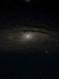 Andromeda Galaxy (M31) astrophotography showing the bright galactic core and spiral dust lanes in the Andromeda constellation.