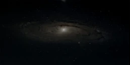 Andromeda Galaxy (M31) astrophotography showing the bright galactic core and spiral dust lanes in the Andromeda constellation.