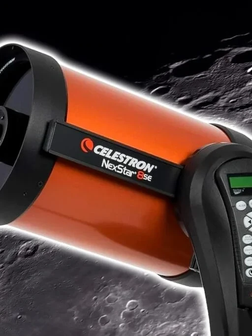 Celestron NexStar 8SE computerized Schmidt-Cassegrain telescope with GoTo mount used for astronomy and astrophotography.